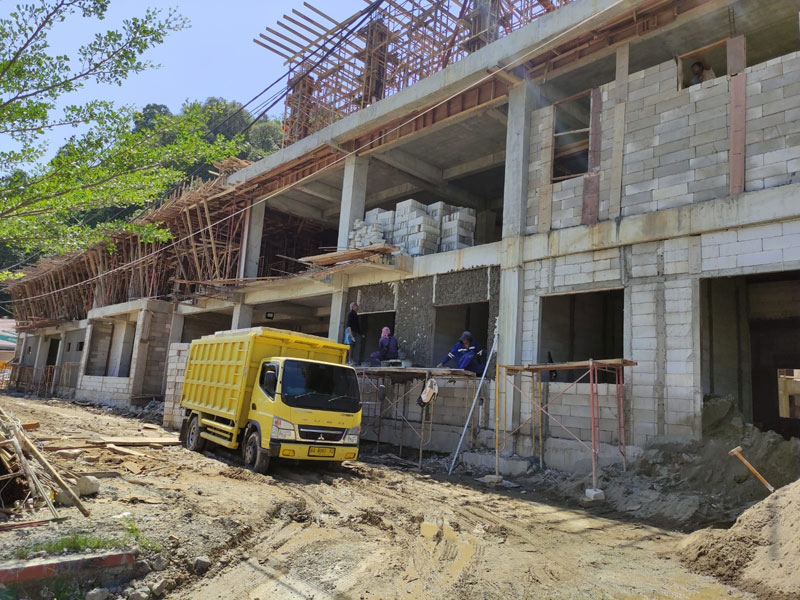 Pembangunan Diskes Lantamal di Teluk Bayur Kota Padang tahun 2023